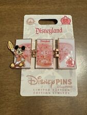 DISNEYLAND 68th ANNIVERSARY HINGED PIN - Mickey Mouse Park Map - Disney LE 3000 picture