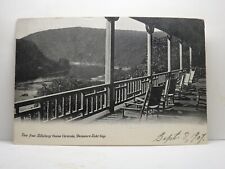 View from Kittatinny House Veranda Delaware Water Gap Lithograph Postcard C319 picture