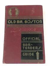 Old Mr Boston Deluxe Official Bartenders Guide Vintage Printing Mde In USA picture