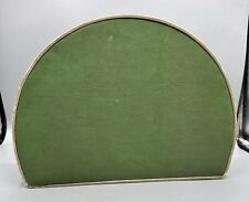 Vintage Green Keepsake/Sewing Round Box with Gold Lining (Unbranded) picture