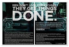 Viagra Men Get Things Done Pfizer Pharmaceutical 2010 2-Page Print Magazine Ad picture