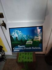 VINTAGE 1979 CIGARETTE SALEM TASTE COUNTRY FRESH ADVERTISING METAL TIN WALL SIGN picture