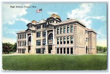 c1930's High School Building Campus Vinita Oklahoma OK Unposted Vintage Postcard picture
