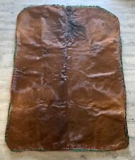 Cownie Tanning Co. Des Moines, Ill. Lined Horse Hide Wagon/Sleigh Blanket  picture