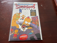 Simpsons Vol 1 #1 BONGO Comics with Poster attached 1993 picture
