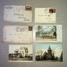 Owosso Michigan History:  Alfred & Ben Williams EO Dewey Family Genealogy Lot 2 picture