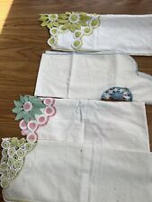 Lot Of 4 Hand Crochet Table Runners. Never Used picture