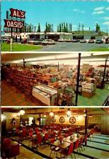 Chamberlain, SD South Dakota  AL'S OASIS  Gas~Store~Cafe ROADSIDE  4X6 Postcard picture