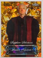 2024 Topps Chrome Star Wars Sapphire Selections Senator Palpatine Gold /50 SS-11 picture