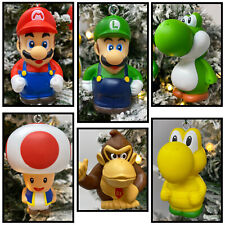 Mario Christmas Ornament 6 Piece Set New picture