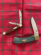 Two Vintage USA Pocket Knives- Schrade Old Timer OT55***Camillus New York picture