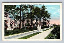 St Petersburg FL- Florida, Beautiful Homes, Antique, Vintage Postcard picture