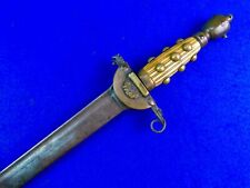 Rare Antique 18c British English Scottish Large Heavy Broad Sword Saber picture