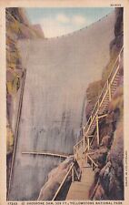 Shoshone Dam Yellowstone National Park Wyoming WY Postcard C16 picture