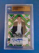 Tom Sizemore 1/1 Autographed Crystal Green Proof 2022 Leaf Pop Century picture