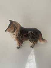 Vintage Ceramic Collie Dog Lassie Dog Figurine  picture