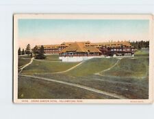 Postcard Grand Canyon Hotel Yellowstone Park USA picture