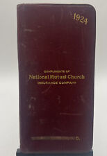VTG 1924 Compliments of National Mutual church insurance company Pocket Book picture