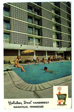 Nashville Tennessee TN Holiday Inn Swimming Pool Vanderbilt Vintage Postcard picture
