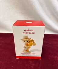 2014 Hallmark Woody and Bullseye Precious Moments Toy Story Ornament New picture