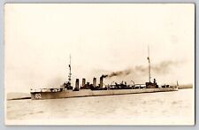 USS Mahan 102 Destroyer RPPC Vintage Real Photo Postcard c1918-20 picture