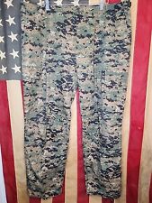 46x33 - Tru-Spec Military Issue Digital Woodland Camo Cargo MARPAT Trousers 9348 picture
