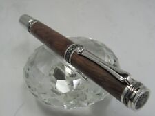 LARGE MAJESTIC REDWOOD ROLLER BALL PEN - BEAUTIFUL picture