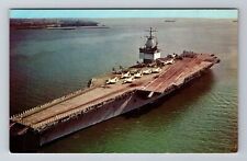 USS Enterprise, Ship, Transportation, Antique, Vintage Souvenir Postcard picture