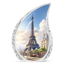 Eifil Tower City View Design little Keepsake ,Decorative Urn For Female Male picture