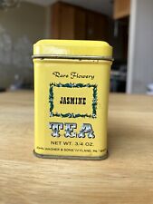 Rare Flowery Jasmine Vintage Tea Tin by John Wagner & Sons picture