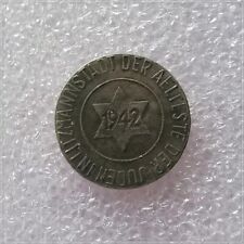 German WW2  ---  ..1942 Jewish Ghetto Coin  - 10 Pfennig..**** picture