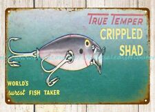 world's surest fish taker true temper crippled shad fishing bait lure tackle picture