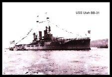 Postcard USS Utah BB-31 LP1 picture