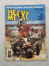 October 1983 HEAVY METAL ILLUSTRATED FANTASY MAGAZINE RANXEROX TIMOTHY  LEARY  picture