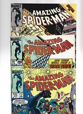 *WOW HOT* MARVEL AMAZING SPIDER-MAN RUN LOT OF 3 COPPER AGE COMICS #'s 268-270 picture