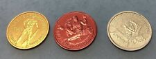 Vintage Lot of 3 Mardi Gras Tokens Coins 1969/70, 1983 & 1987/40th Anniversary picture