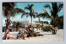 Anna Maria Island FL-Florida, Manatee County Public Beach c1962 Vintage Postcard picture