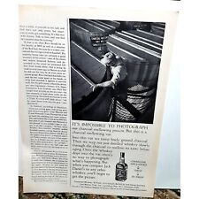 1979 Jack Daniels Whiskey Man Overlooking Vat Vintage Print Ad 70s Original picture