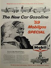 Vintage Print Ad 1959 Mobilgas Special The New Car Gasoline Plymouth Dodge  picture