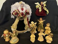 10 Vintage Christmas Angels-tree toppers, ornaments & figurines. picture