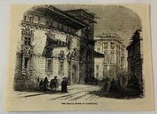 1882 magazine engraving ~ GRALLA HOUSE AT BARCELONA Spain picture