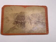  Stereoview Photo Lehigh Valley Railroad Section Burning Mine Mauch Chunk PA  picture