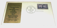 MAY 1944 UNION PACIFIC TRANSCONTINENTAL RAILROAD SOUVENIR ENVELOPE #24 SFO picture