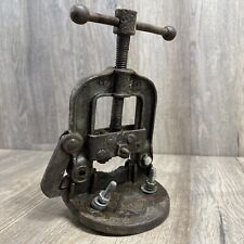 Antique Erie Tool Works Erie PA No. 0-B Pipe Vise Industrial Décor Steam Punk picture