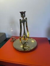 Ship Candlestick Brass Crafters Portugal  8” picture