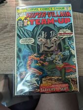 Super Villain Team Up #1 KEY Marvel Comic Bronze August 1975 picture