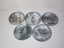 1988 Imperial Jingdezhen Porcelain plates / Lot of 5 in great condition picture