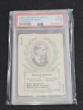 1897 Cincinnati GM Co. Charles Dickens 2C Playing Card PSA 2 RARE picture