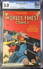 World's Finest Comics #44 CGC GD/VG 3.0 Superman, Batman and Robin DC Comics picture