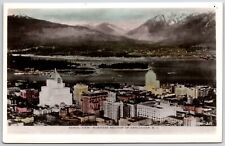 RPPC 1915-30 REAL PHOTO PC - Aerial View Business Section of Vancouver B.C. picture